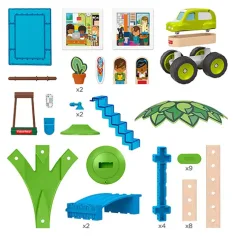 Fisher-Price: Wonder Makers pobrežný bungalov 35 dielna stavebnica - Mattel obrázok 2