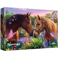Flamingo by puzzle Nádherné kone 400 ks puzzle - Trefl