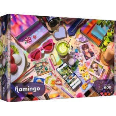 Flamingo od puzzle Môj malý svet 600-dielny puzzle - Trefl