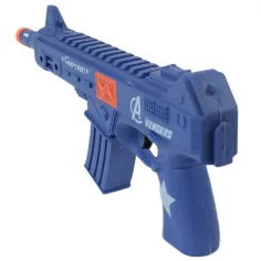 Flint Gun: Modrý vojenský guľomet s funkciou imitácie výstrelu 30cm obrázok 4