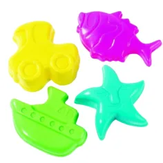 Pieskoviskové formy 4ks - D-Toys