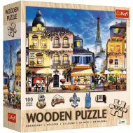 Francúzska ulica - drevené puzzle 1000 ks - Trefl