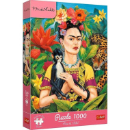Frida Kahlo - Džungľový portrét 1000 ks prémiové puzzle - Trefl