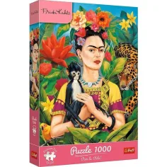 Frida Kahlo - Džunglový portrét 1000ks prémiový puzzle - Trefl