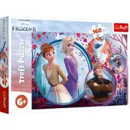 Frozen 2: Dobrodružstvo sestier 160 ks puzzle - Trefl