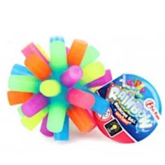 Fun Dúhová svietiaca odrážajúca guľa 1ks obrázok 2