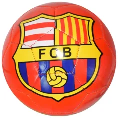 Futbalová lopta s umelej kože s krížovým vzorom 23 cm obrázok 6