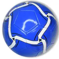 Futbalová lopta z umelej kože s jasnými farbami 23cm