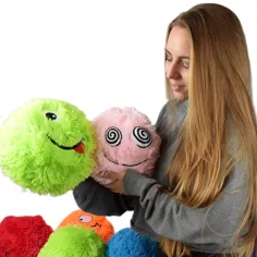Fuzzy Monsters chlpatá plyšová lopta vo viacerých variantoch 23cm obrázok 4