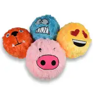 Fuzzy zábavná chlpatá plyšová lopta v rôznych variantoch 23cm