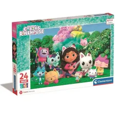 Gabi bábkový domček: Maxi Super Color Puzzle 24 kusové - Clementoni