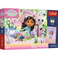 Gabi bábikový domček – 60-dielne detské puzzle Premium Plus s plagátom - Trefl