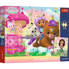 Gabi domček pre bábiky Gabi a záchranár 24 ks Maxi puzzle - Trefl