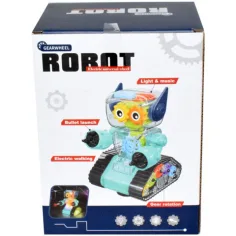 GearWheel svietiaci bojový robot s vystreľovačom vo dvoch variantoch obrázok 3