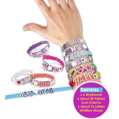 Girl's Creator  set na výrobu náramkov s písmenkovými korálkami obrázok 2