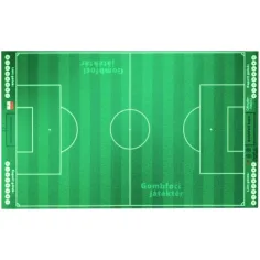 Gombíkové futbalové ihrisko 55x90cm, so sadou tímových nálepiek obrázok 2