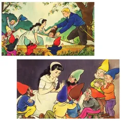 Bratia Grimmovci: Snehulienka a sedem trpaslíkov diafilm obrázok 2