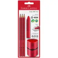 Faber-Castell: Grip set písacích potrieb-červená