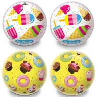 Gumená lopta so šiškami a zmrzlinami 14cm - Mondo Toys