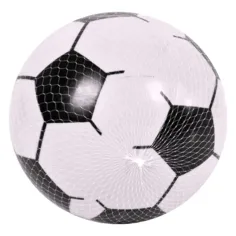Gumová lopta s futbalovým vzorom 23 cm obrázok 2