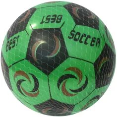 Gumová lopta s futbalovým vzorom 23cm obrázok 3