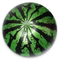 Gumová lopta v tvare melóna 23 cm