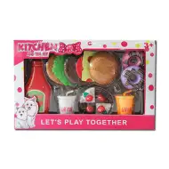 Hamburgerový set so sladkosťami