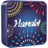 Hanabi spoločenská hra v kovovom boxe (maď.jaz.)