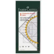 Faber - Castell: Trojuholník s uhlomerom vo vnútri 