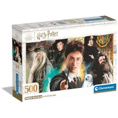 Harry Potter a Kameň mudrcov 500 ks puzzle - Clementoni