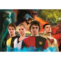 Harry Potter a súťažiaci Turnaja troch čarodejníkov 1000 ks puzzle - Clementoni obrázok 2