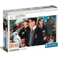 Harry Potter - Na bráne Rokfortu 1000 ks puzzle s plagátom - Clementoni
