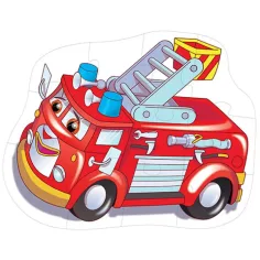 Hašičské auto obrovské podlahové puzzle 12 dielny set obrázok 2