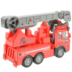 Hasičské vozidlo so žeriavom a svetelnými efektmi na diaľkové ovládanie 1/43  27MHz 20cm obrázok 2