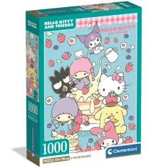 Hello Kitty a priatelia Sladké dobroty 1000 ks puzzle – Clementoni