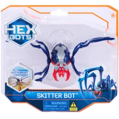 Hex Bots: Skitter Bot interaktív robotický pavúk – modro-červený - Spin Master