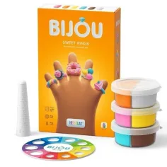 Hey Clay: Bijou sladké prstene kreatív vzduchom schnúca hmota set