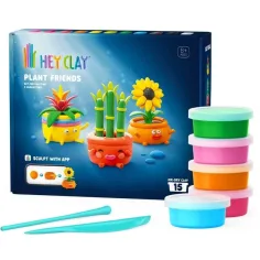 Hey Clay: Rastlinní priatelia kreatív sadzba – 15 kusová sada obrázok 1