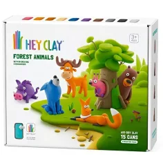 Hey Clay: Veľká modelárska súprava s telefónnou aplikáciou - Lesné zvieratá
