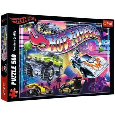 Hot Wheels 80. roky 500-dielny puzzle - Trefl