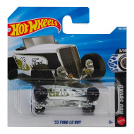 Hot Wheels: &amp;#039;33 Ford Lo Boy biele autíčko 1/64 - Mattel