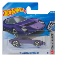 Hot Wheels: &amp;#039;71 Lamborghini Miura SV fialové autíčko 1/64 - Mattel