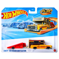 Hot Wheels: Chevy Silverado prepravné vozidlo 1/64 – Mattel