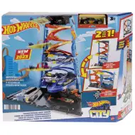 Hot Wheels City: 2v1 Pretekárska veža hrací set - Mattel