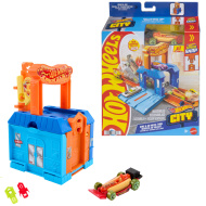Hot Wheels: City Dine &amp; Go automobilová reštaurácia základná sada dráhy – Mattel