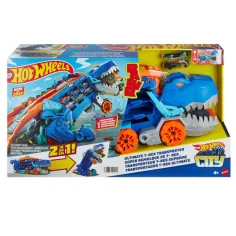 Hot Wheels City: Premeniteľný Ultimate Autotransportér T-Rex - Mattel