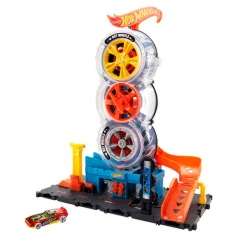Hot Wheels: City Super Twist Tire Shop set - Mattel obrázok 3