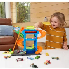 Hot Wheels City: Umývačka áut s farebnou zmenou s malým autom - Mattel obrázok 3
