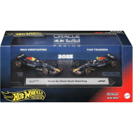 Hot Wheels F1 autíčky balenie 2 ks - Red Bull: Verstappen + Tsunoda - Mattel