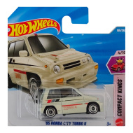 Hot Wheels: Honda City Turbo II ’85 biele autíčko 1:64 - Mattel
